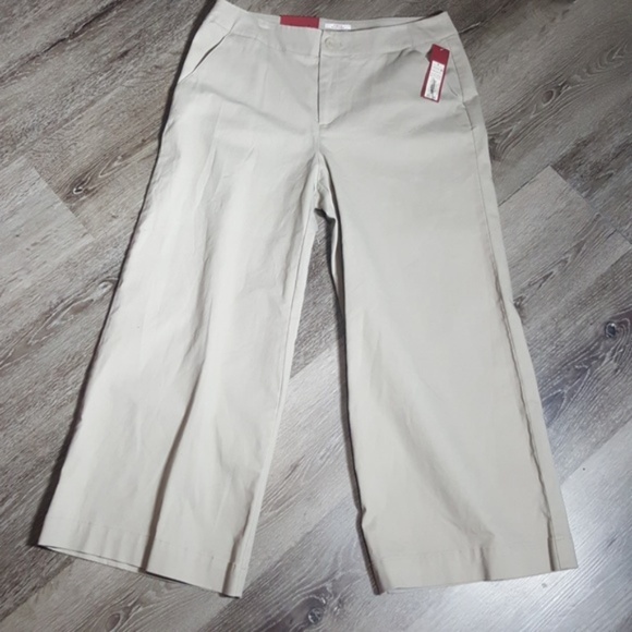 NWT Merona wide leg Crop pants - Picture 7 of 7